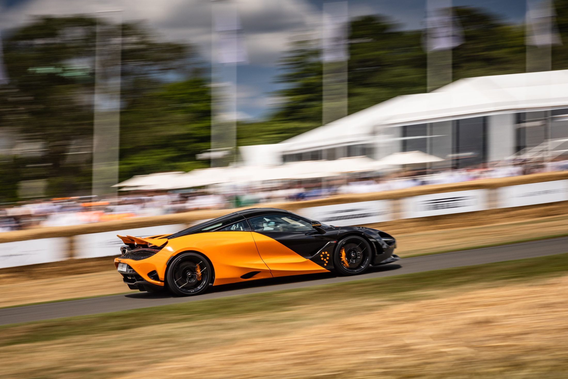 McLaren 750S on the Goodwood hillclimb