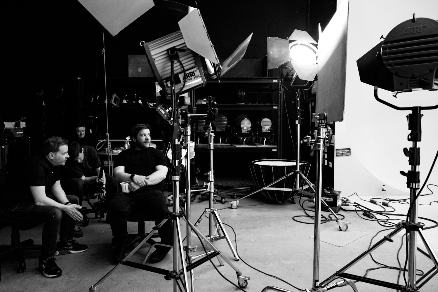 Filming the eVITA concept vehicle