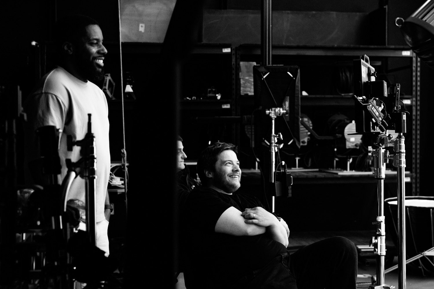 Reviewing a take on the eVITA shoot